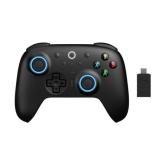 8BitDo Ultimate 2 Wireless Controller for Windows PC, Apple, Steam & Android, Gaming Controller with TMR Joysticks, Hall/Tactile Triggers, Motion Control, RGB Fire Ring, 1000Hz Polling Rate, Black