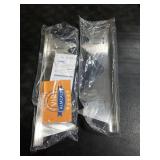 Stove Gap Covers Stainless Steel, 2 Pack Stove Gap Filler Easy Retractable Length 13.8 to 27.5, Width 0.79 ALMCALS Range Trim Kit, Heat Resistant Guard Between Stove Top & Counter