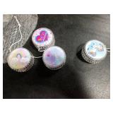 Lewtemi 4 Pack Yo Yo for Kids LED Light up Easter Beginner Unicorn Pink Rainbow Heart Mermaid Yoyo for Kids Responsive Ball Toys Girls Ages 4-12 Gifts