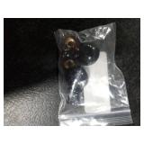 DGBRSM 2pcs Dual -Thread Lamp Finial Oil Rubbed Bronze Steel Ball Knob Lamp Shades Finials Cap Knob Lamp Decoration for Lamp Harp Holder