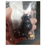 DGBRSM 2pcs Dual -Thread Lamp Finial Oil Rubbed Bronze Steel Ball Knob Lamp Shades Finials Cap Knob Lamp Decoration for Lamp Harp Holder