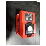 220W Azocek Power Inverter Compatible with Milwaukee 18V Battery, DC 18V to AC 110V Portable Power Station with 1 AC Outlet, 2 USB Ports & 1 Type-C Fast Charging, 400LM LED Work Light