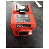 220W Azocek Power Inverter Compatible with Milwaukee 18V Battery, DC 18V to AC 110V Portable Power Station with 1 AC Outlet, 2 USB Ports & 1 Type-C Fast Charging, 400LM LED Work Light