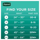 Depend Fresh Protection Adult Diapers, Incontinence & Postpartum Bladder Leak Underwear for Women, Disposable, Maximum, Large, Blush, 28 Count, Packaging May Vary