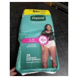 Depend Fresh Protection Adult Diapers, Incontinence & Postpartum Bladder Leak Underwear for Women, Disposable, Maximum, Large, Blush, 28 Count, Packaging May Vary