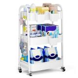 Baby Diaper Caddy White