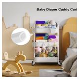 Baby Diaper Caddy White