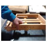 VISWIN Heavy-Duty Table Top Easel for Painting, Adjustable Beech Wood Tabletop Easel, Hold Canvas up to 23, Portable Art Desktop Easel Stand for Adults, Artists, Beginners Natural