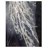 LITBLOOM Lighted Willow Branches Iredescent Glittered 32IN 120 LED with Timer Battery Operated and USB Plug in, Tree Branch with Fairy Lights for Home Room Christmas Decoration