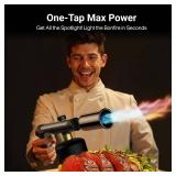 ThermoMaven Propane Torch with One-Touch Max Fire, Cooking Blow Torch Gun with a Safety Lock, Charcoal Lighter, Flame Thrower, Kitchen Food Torch Head for Grill, Sous Vide, BBQ (Tank Not Included)