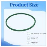 Lirupdovio 2 Pack 07200514 Snow Thrower Auger Belt for Ariens 7200514 07213000 07219200 Snowblower(1/2 X 39)