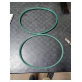 Lirupdovio 2 Pack 07200514 Snow Thrower Auger Belt for Ariens 7200514 07213000 07219200 Snowblower(1/2 X 39)