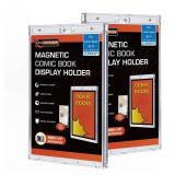 2ct Current Magnetic Display-Cases - Crystal Clear One Touch Comic-Book Holders, UV Protection Slab Protectors, Premium Wall-Mountable Holders