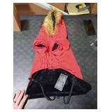 PINA Small Dog Coats - Waterproof & Windproof Dog Jacket, Winter Coat with Flannel Lining & Faux Fur Hood