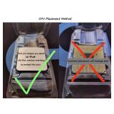 Computer CPU Case Tray Packaging Clamshell CPU Clamshell Container for CPU Holder Protector Box (CPU Clamshell Case for AMD)