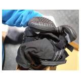 Idepet Dog Suspender Boots, Tall Dog Boots Anti-Slip & Fall Waterproof Shoes Leggings, Adjustable Suspender Boots for Winter Snow Rain Hiking Paws Protector(Black, 7)