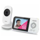 VTech VM819 Baby Monitor with Camera and Audio, 2.8 Screen Portable Baby Camera, Night Vision, 2-Way Audio, Temperature Sensor and Lullabies, Secure Transmission No WiFi, Ideal for Baby/Elderly/Pet