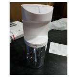 ZOFGENOW Automatic Mouthwash Dispenser for Bathroom,Bathroom Accessories 19.4 Fl Oz Dispensers with Magnetic Cups,Wall Mounted Dispenser,Suitable for All Age Groups,White