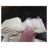 Linen Pinch Pleated Curtains 84 Inches Long for Living Room, Neutral Light Filtering Pleat Drapes Textured Thick Memory Trained Semi-Sheer Window Curtain with Hooks for Bedroom Farmhouse, 2 Panels