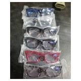 ZOECENT 6 Pack Oprah Style Reading Glasses for Women Blue Light Blocking Computer Square Readers with Spring Hinge (Mix Color, 3.50, x)