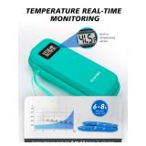 YOUSHARES Insulin Cooler Travel Case with Temperature Display - Refrigerated Medicine Cooling Bag with 2 TSA Approved Ice Pack, Medication Pen Diabetic Supplies Organizer for Trip and Daily