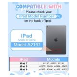 Boaretiu for iPad 9th/8th/7th Generation 10.2 Inch Case (2021/2020/2019) - Soft Silicone Cute Cartoon with Shoulder Strap & Rotating Stand Kawaii for Women Girls Girly Teens Cover, Strawberry