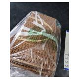 HBlife Large Baby Diaper Caddy Organizer, Paper Rope Storage Baskets Nursery Bin with Removable Divider, Portable Car Organizer for Diapers, Baby Shower Gifts, Newborn Essentials Must Haves