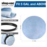 Shop-Vac 90107 Paper Disc Filter Reusable for Most Shop-Vac Wet/Dry Vacuum Cleaners 5 Gallon and Above, Replacement Parts #9010700, 9013700, 1 Pack