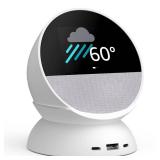 Made for Amazon Stand with USB-C and USB-A Charging Ports for Echo Spot (2024 Release)