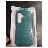 FNTCASE for Samsung Galaxy S25 Case: Dual Layer Heavy Duty Cell Phone Protective Cover Shockproof Rugged with Non-Slip Textured - Military Drop Protection Bumper Tough - 2025, 6.2 inch (Green)