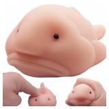 Blobfish Toy, Pull, Stretch and Squeeze Stress, Cute Fish Toy for Anxiety Relief, Funny Cute Sensory Toys for Autism, Birthday, Christmas, Office, Stocking Stuffer Gift
