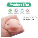 Blobfish Toy, Pull, Stretch and Squeeze Stress, Cute Fish Toy for Anxiety Relief, Funny Cute Sensory Toys for Autism, Birthday, Christmas, Office, Stocking Stuffer Gift