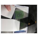 IMBZBK 3 Pack Privacy Screen Protector for iPhone 15 Tempered Glass with 3 Camera Lens Protector, Accessories 9H Anti Spy, 2.5D Curved, Case Friendly, Transparent