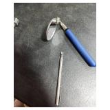 HORUSDY 4PCS Telescoping Magnetic Pick Up Tool Kit, Magnetic Sweepers Set with 360° Inspection Mirror, 2 Telescoping Magnetic Pickup Tools (5 25.6/6.9-29.5 in)