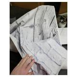 Dudaacvt 5x7FT White Brick Wall with Wooden Floor Photography Backdrop - Kids & Adults Birthday Portrait Banner