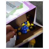 NIPLOOOW Dinosaur Shooting Toys for Kids 3-5 Years, Movable Target Shooting Games with 2 Air Pump Launcher, Interactive Competition Game Gift for Boys and Girls Ages 3 4 5 6 7 8 Years Old