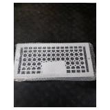 Empire Register Co, Ceiling & Wall Vent Cover - 6x14 inch, Honeycomb Design, White Finish, Metal Damper Attached, Measure Wall Hole Dimensions (not for Floor use)