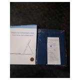 Harvopu Compatible for iPad 11th 10th Generation Case with Keyboard, Folio Cover with Pencil Holder, Multi-Touch Trackpad, 7 Color Backlit, Detachable Keyboard for iPad (A16) 11th/10th Gen (Navy Blue)