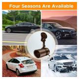 Car Heater, Portable Windshield Defogger and Defroster, Plug in Automobile Windscreen Fan with Suction Holder for All Cars