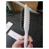 Curl Defining Brush, Multi Purpose Styling Brush for Separating, Combing and Curling Hair to Reduce Pulling (Cream)