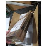 QEEIG Bathroom Floating Shelves for Wall - 15.7 Wall Mounted Shelf Over Toilet Farmhouse Home Decor Display Bookshelf Small 15.7 x 6.7 inch Set of 2, Rustic Brown (008-40BN)