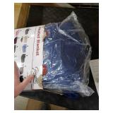 Homemate Electric Heated Blanket Twin - 62x84 Heating Bed Blankets Throw with 10 Heating Levels 8 Hours Auto Off Fast Heating Over-Heated Protection Ultra Soft Warm Flannel ETL Certified Navy Blue