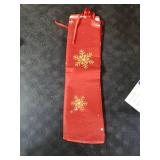 Christmas Tree Skirt Red and Gold Christmas Decorations - Xmas Tree Skirt Mat with Santa Claus Snowflake Pattern for Indoor Outdoor Merry Christmas Holiday Party Decor Inches (36inch)