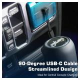 USB C to USB C Cable, 3FT 60W USB C Charging Cable, Right Angle USB C Cable, Compatible with iPhone 15/15 Pro/15 Plus/15 Pro Max, iPad mini 6/Pro 2021, MacBook Air/Pro, Samsung Galaxy S23