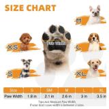 KOOLTAIL Anti Slip Dog Socks to Prevent Licking Paws,Dog Shoes for Hot Pavement, Reflective Traction Control Booties, Dogs Boots & Paw Protector for Hardwood Floors Small Medium Large Senior Dogs