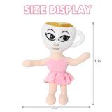 Italian Brainrot Plush,11 inch Ballerina Cappuccina Toy Gift,Cute Stuffed Figure Doll for Kids and Adults Inspired Plush Toy