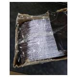 Morejoy 100 Pieces Rose Gold Plastic Plates - Rose Gold Disposable Plates - 10.25inch White Plastic Dinner Plates With Rose Gold Rim for Weddings & Parties & Shower