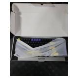 Redragon Wireless Mechanical Keyboard, Gasket RGB Gaming Keyboard with Screen & Knob, Tri-Mode BT5.0/2.4G/USB-C, 95 Keys Hot Swappable, Side Printed PBT Keycaps, Thick Pre-Lubed Linear Switch, K725SP