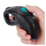 welspo Wireless USB Handheld Finger Trackball Mouse with Laser Pointer