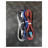 USB Type C Cable 3A Fast Charging(3ft 4Pack), USB to USB C Cable Nylon Braided Type C Charger Cord for iPhone 15 Pro Max, Samsung Galaxy S10 FE S9 S20 S21 S22 S23+ S24 Ultra, A20 A50 A70, LG, Moto